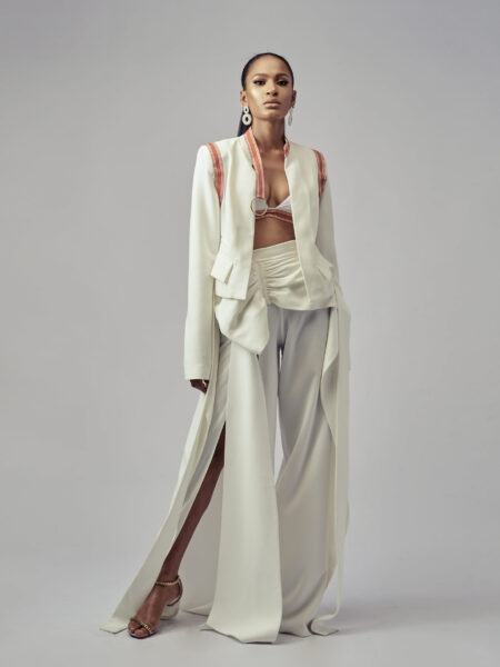 Crepe 3-Piece Pant Set
