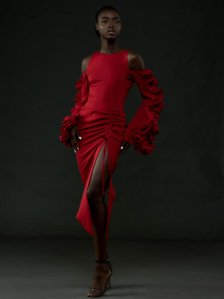 Stay Red Gown